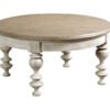 American Drew Litchfield Blakeney Round Coffee Table in Driftwood